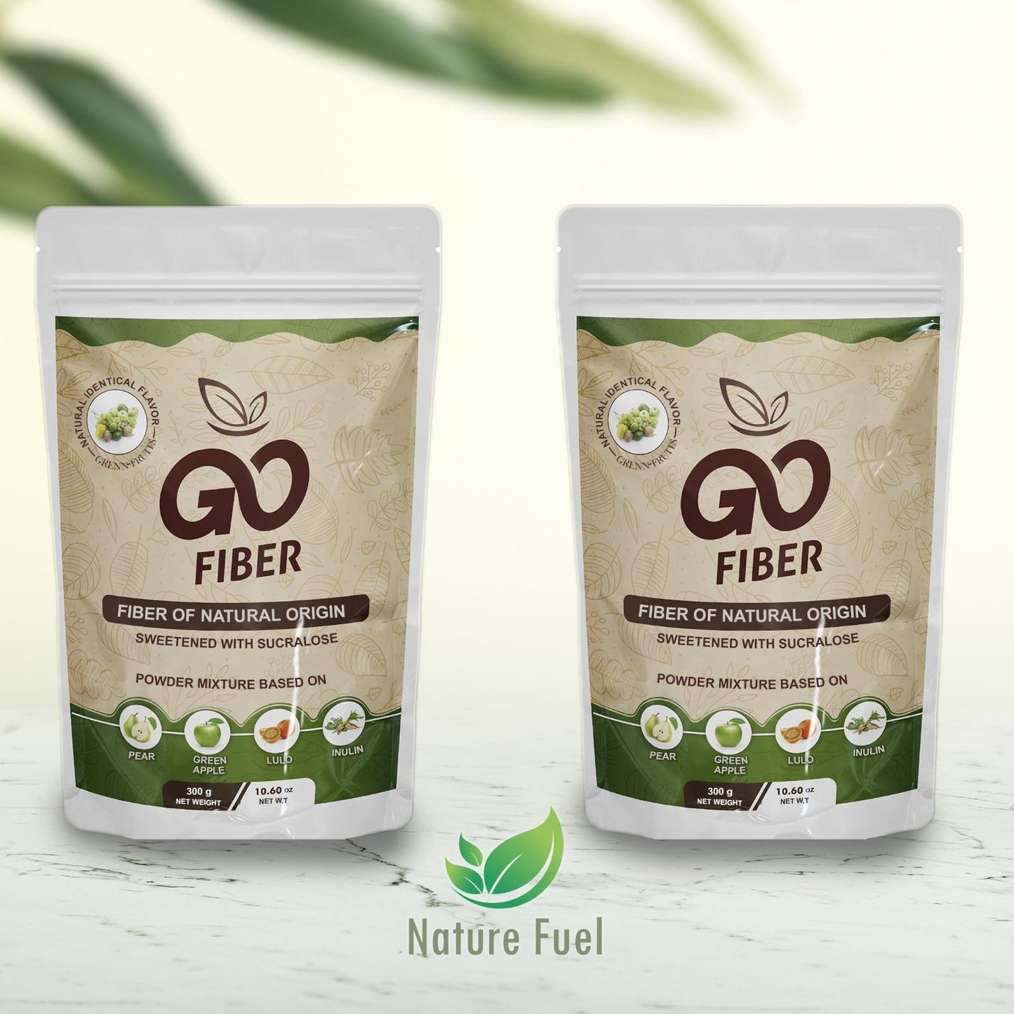Go Fiber Natural Fiber Supplement | Vanilla Flavor for Digestive Health