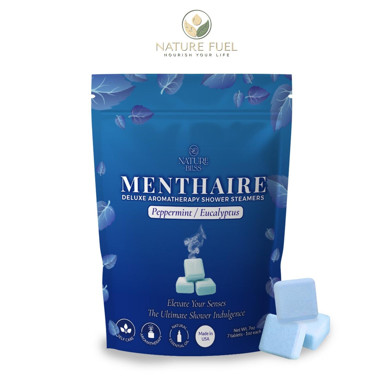 Nature Bliss Shower Steamers | 3 Scents Spa Tablets