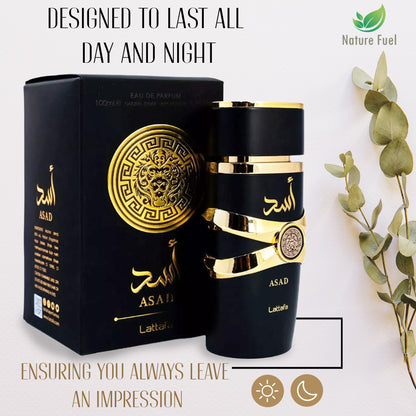 Lattafa Asad | Eau de Parfum for Men 100ml – Bold, Smoky & Woody