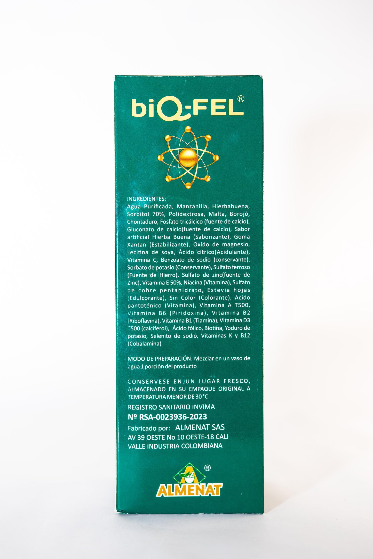 BIQ-FEL Natural Energy Booster – Chontaduro, Borojó & Guaraná – Biqfel Daily Liquid Supporter for Energy, Focus & Vitality
