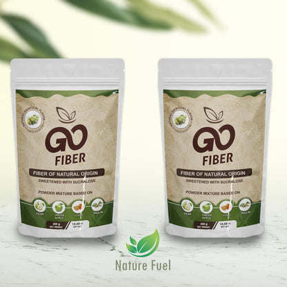 Go Fiber Natural Fiber Supplement | Vanilla Flavor for Digestive Health