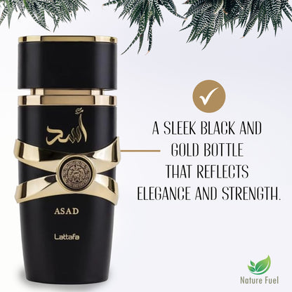 Lattafa Asad | Eau de Parfum for Men 100ml – Bold, Smoky & Woody