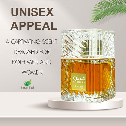 Khamrah by Lattafa | Men’s Eau de Parfum 100ml – Sweet, Spicy & Woody