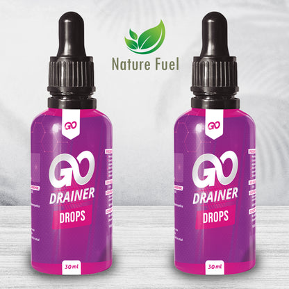 Go Drainer Natural Drops | 30ml Flower Extract Dietary Supplement