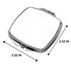 Square Compact Mirror