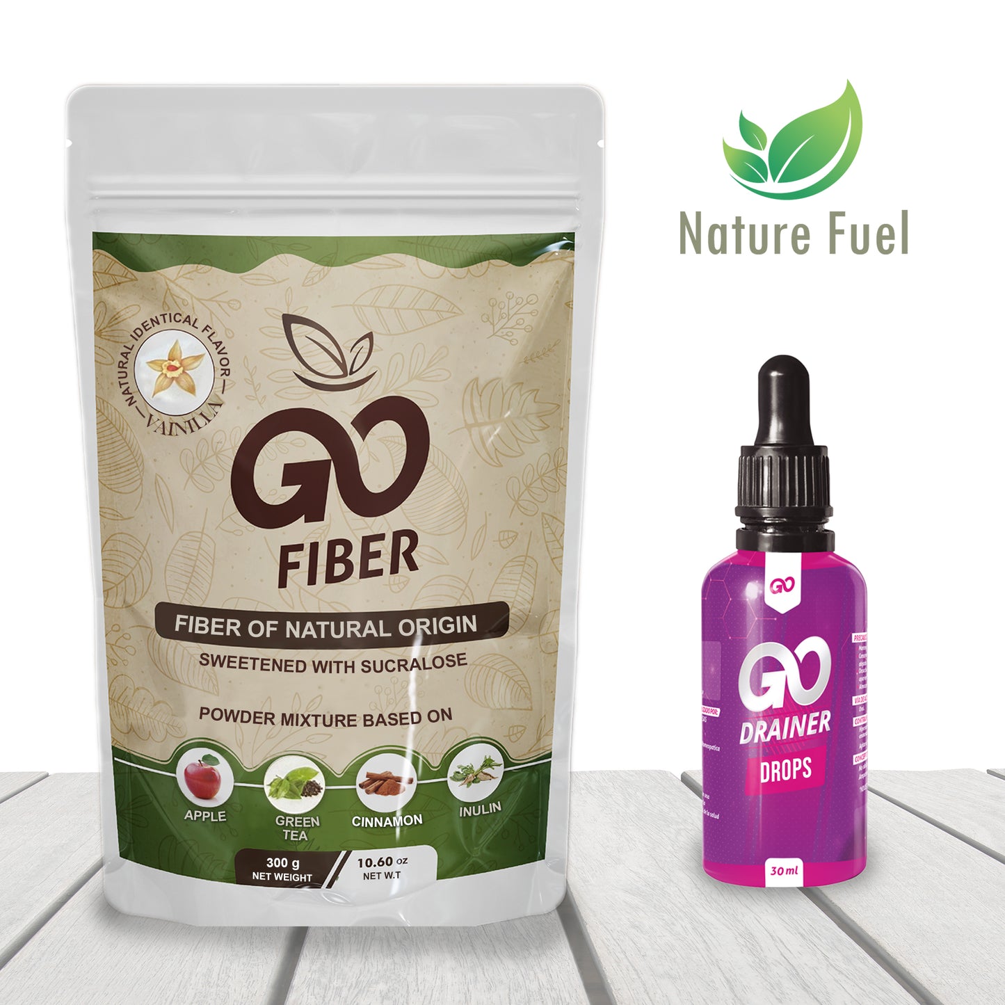 Go Drainer Natural Drops | 30ml Flower Extract Dietary Supplement
