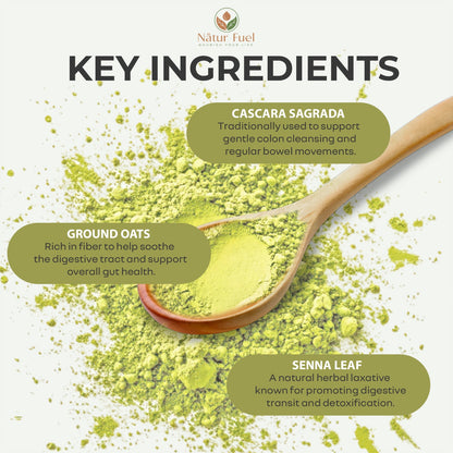 7-Day Gut & Colon Cleanse | Detox Powder with Senna & Psyllium