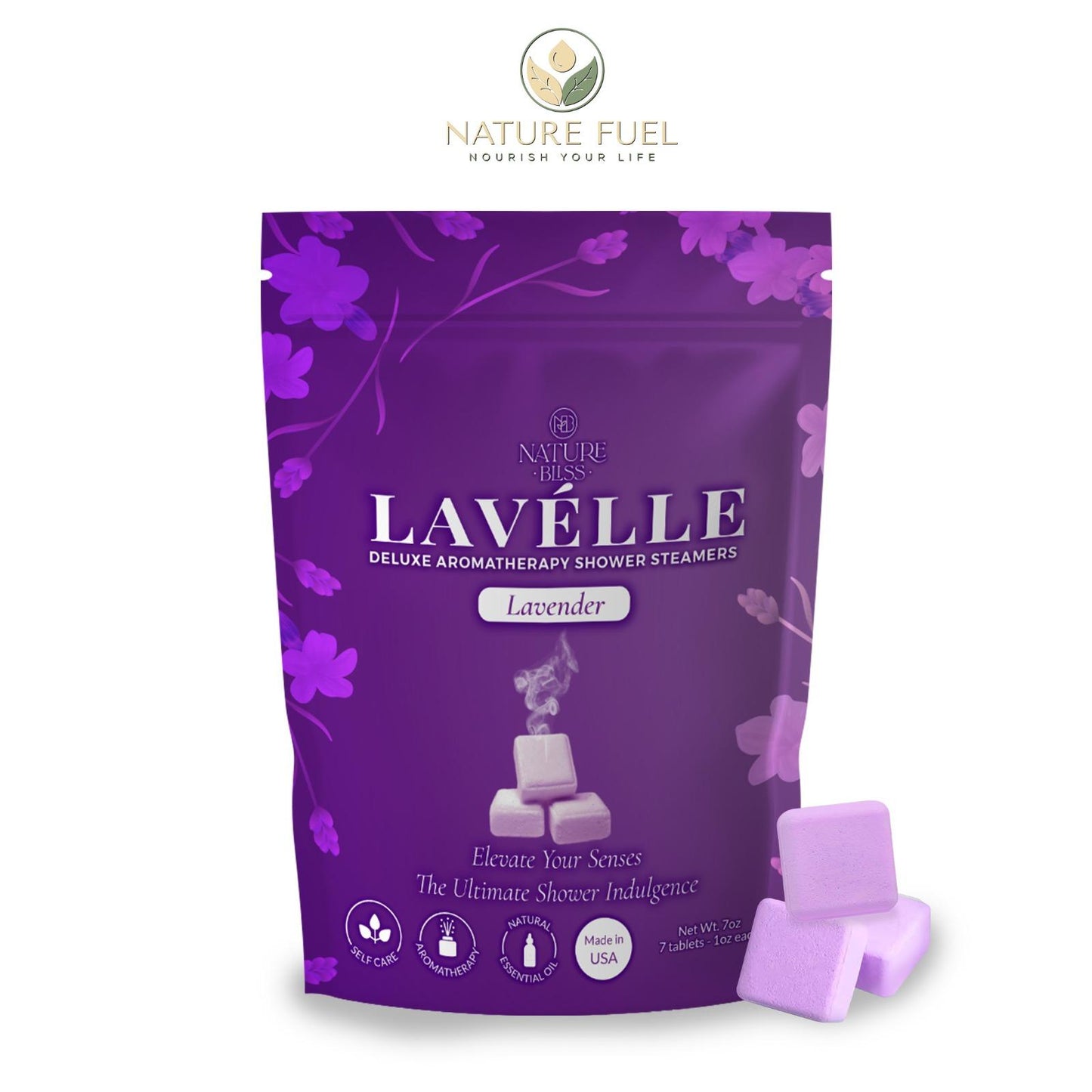Nature Bliss Shower Steamers | 3 Scents Spa Tablets