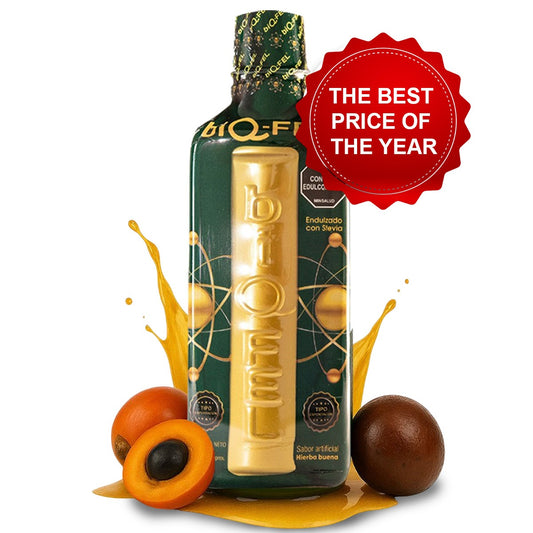 BIQ-FEL Natural Energy Booster – Chontaduro, Borojó & Guaraná – Biqfel Daily Liquid Supporter for Energy, Focus & Vitality