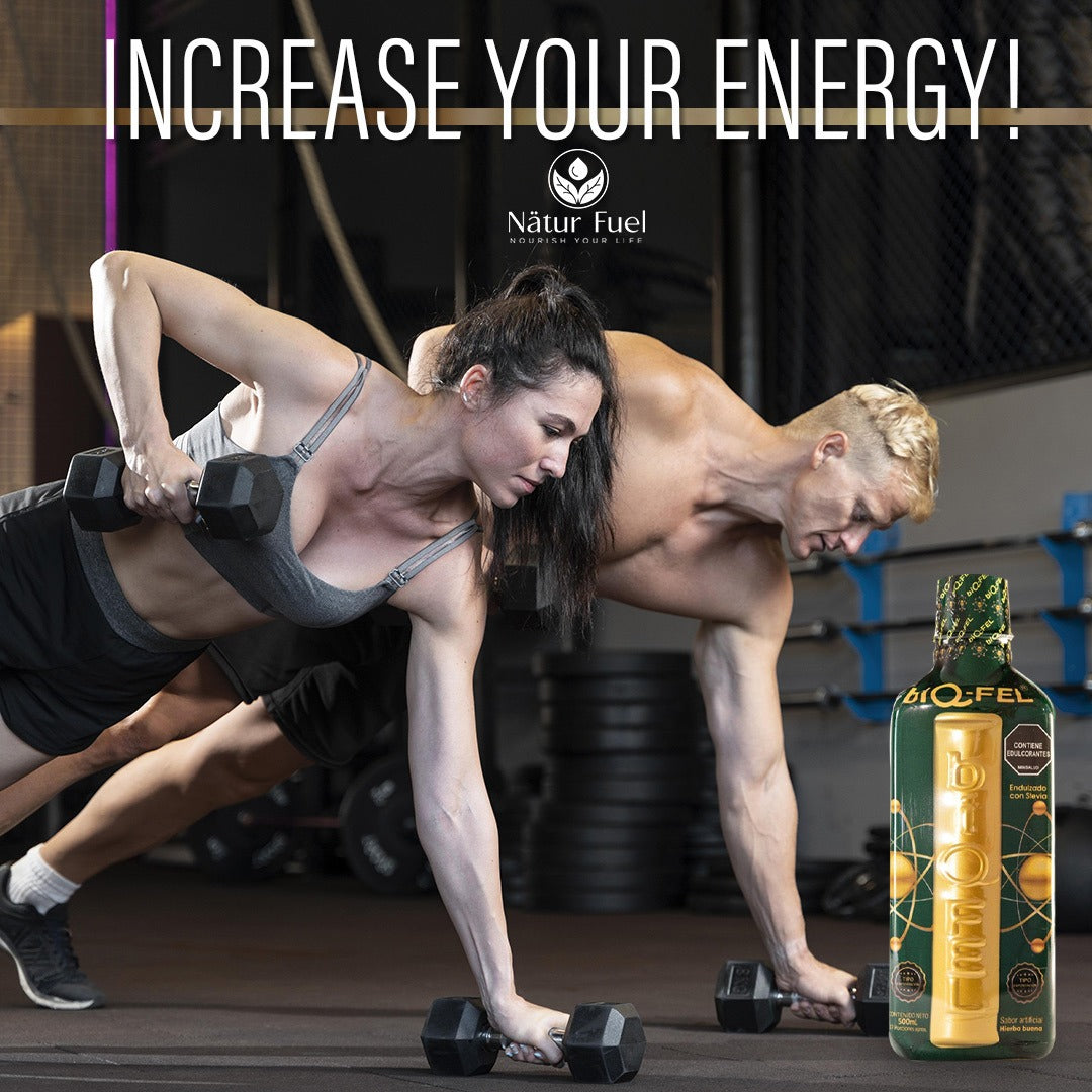 BIQ-FEL Natural Energy Booster – Chontaduro, Borojó & Guaraná – Biqfel Daily Liquid Supporter for Energy, Focus & Vitality