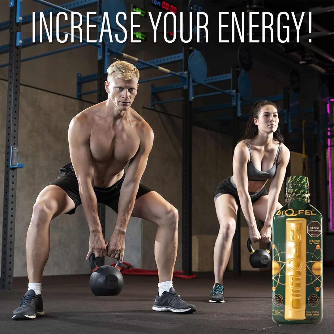 BIQ-FEL Natural Energy Booster  – 1 Box (25 Bottles) – Biqfel naturaly with Chontaduro, Borojó & Guaraná – Daily Liquid Supporter for Energy, Focus & Vitality