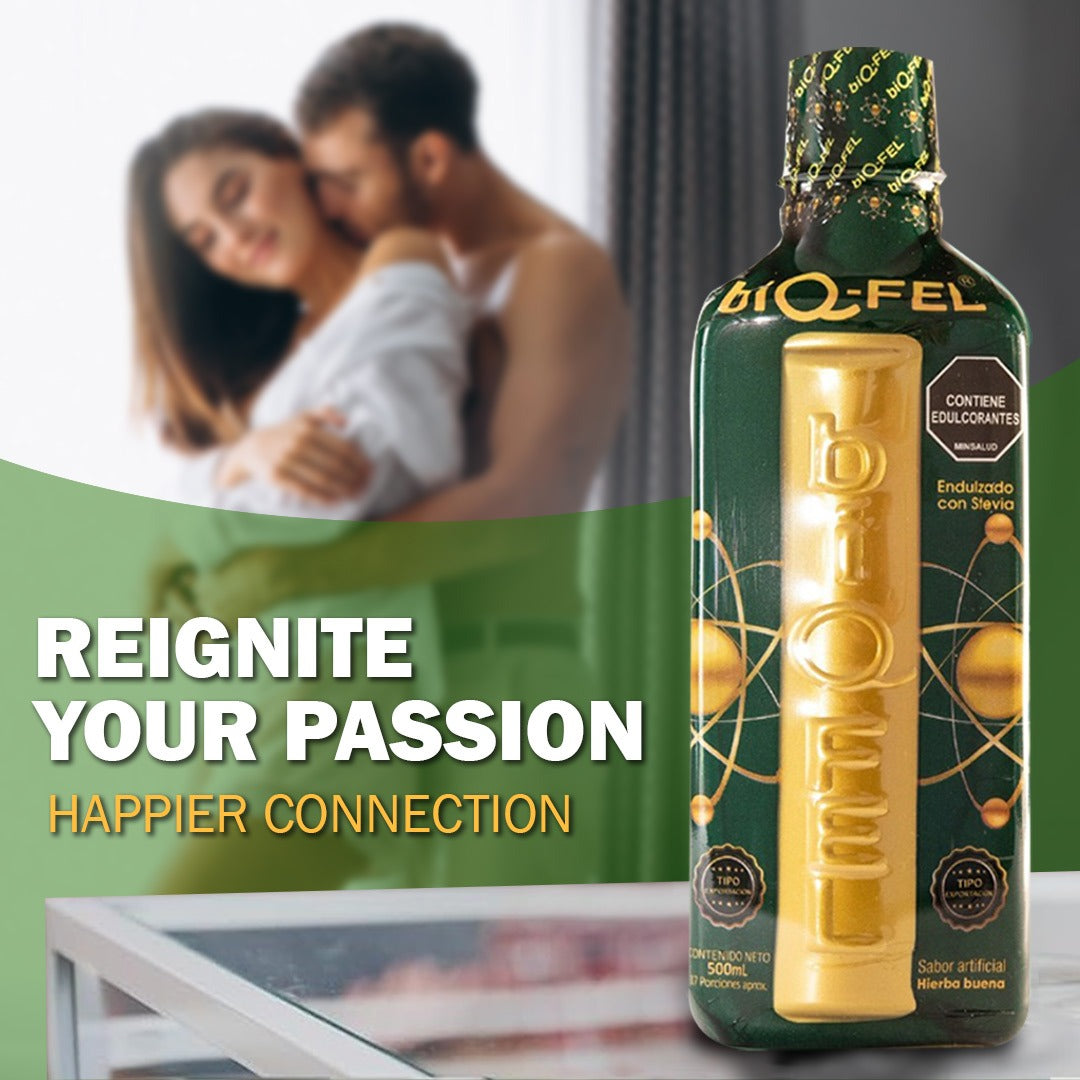 BIQ-FEL Natural Energy Booster – Chontaduro, Borojó & Guaraná – Biqfel Daily Liquid Supporter for Energy, Focus & Vitality