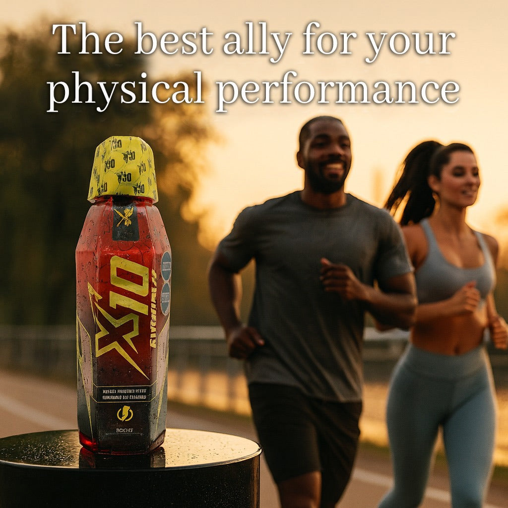 Supreme X10 Natural Energy Drink | 500ml Bottle | Boost Energy & Performance with Borojo, Chontaduro & Guarana