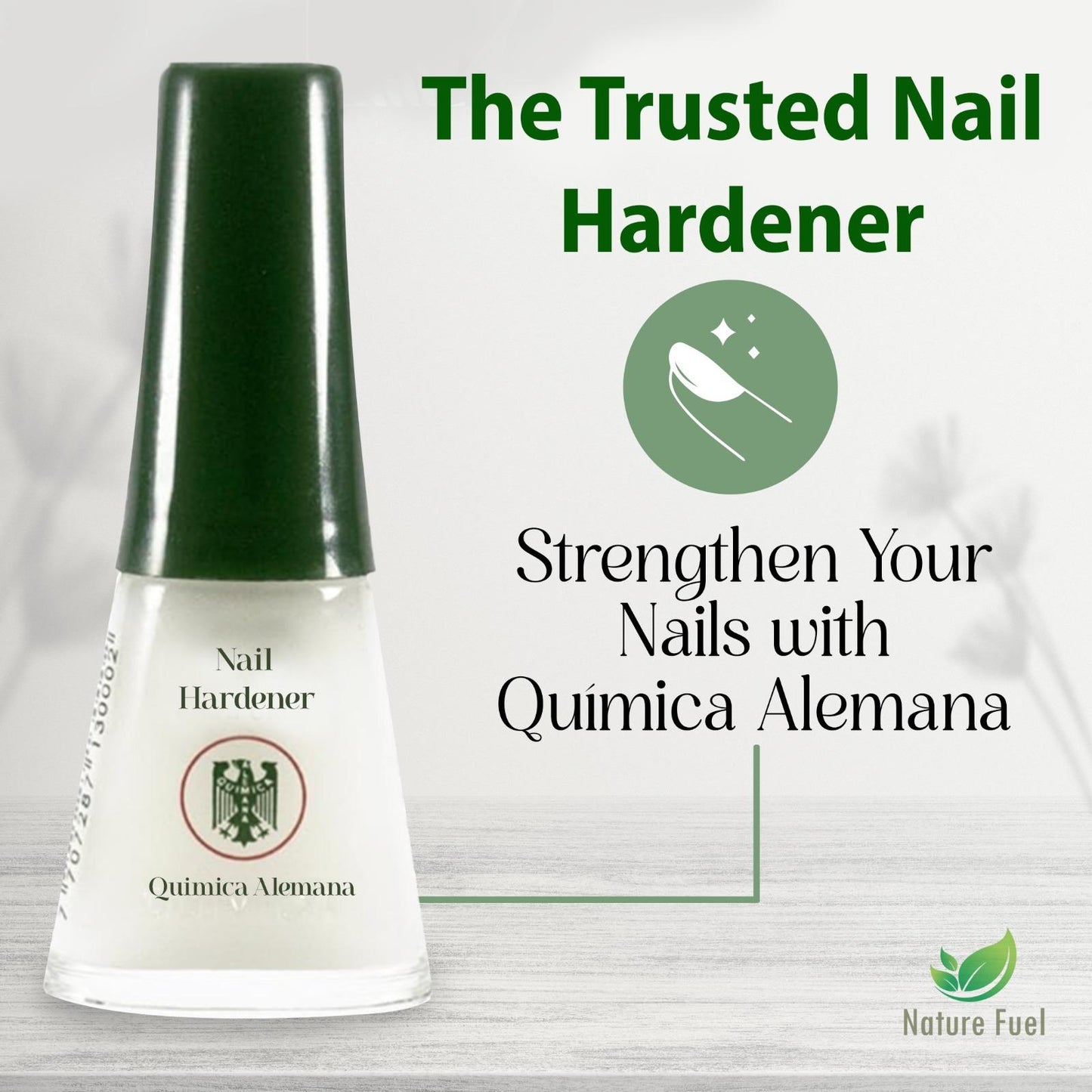 Química Alemana Nail Hardener | Pack of 2 – Strengthening Nail Treatment
