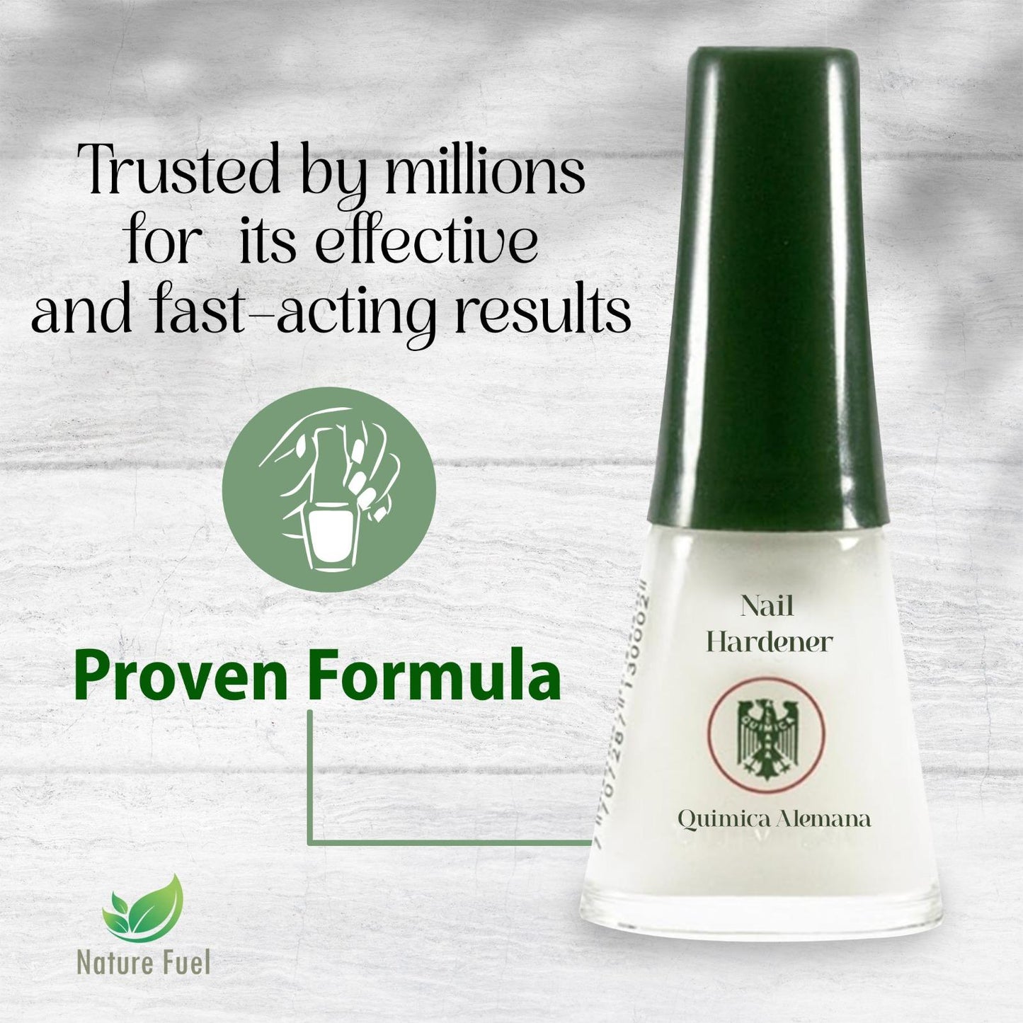 Química Alemana Nail Hardener | Pack of 2 – Strengthening Nail Treatment
