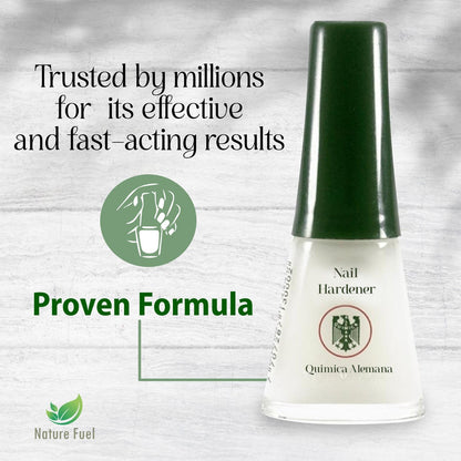 Química Alemana Nail Hardener | Pack of 2 – Strengthening Nail Treatment