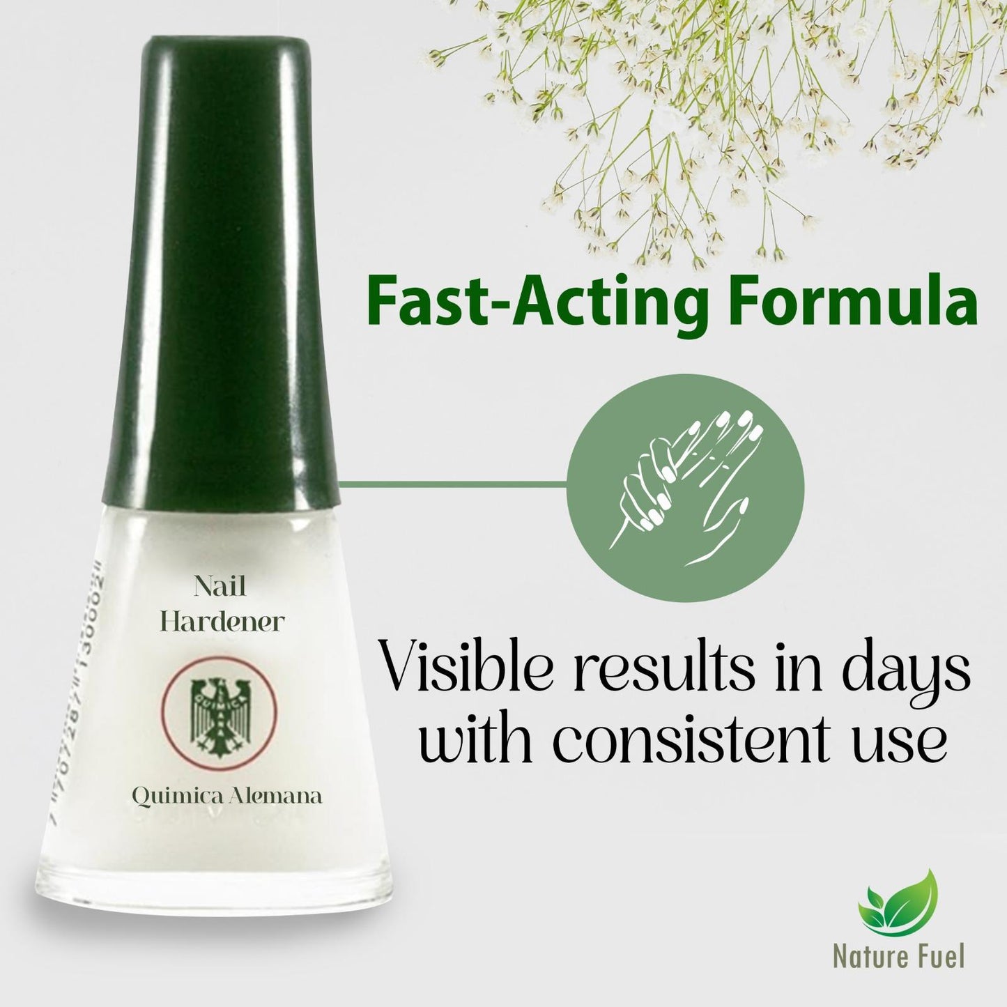 Química Alemana Nail Hardener | Pack of 2 – Strengthening Nail Treatment